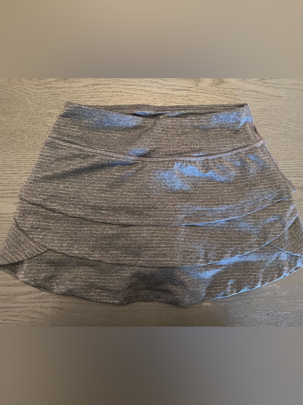 Heather Gray Athletic Mini Skirt Skort